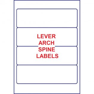 Arch Lever File Labels Template